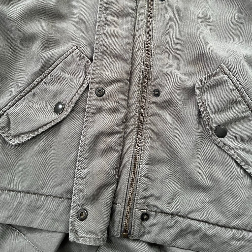 AEO American Eagle Hooded Military Jacket (Green) XS - Picture 8 of 12